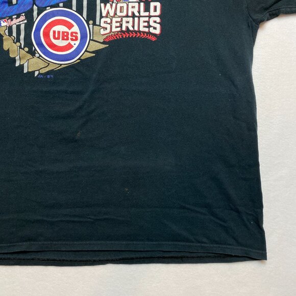 Chicago Cubs T-Shirt Mens 2XL 2016 World Series Champions Majestic MLB Baseball - Picture 3 of 12